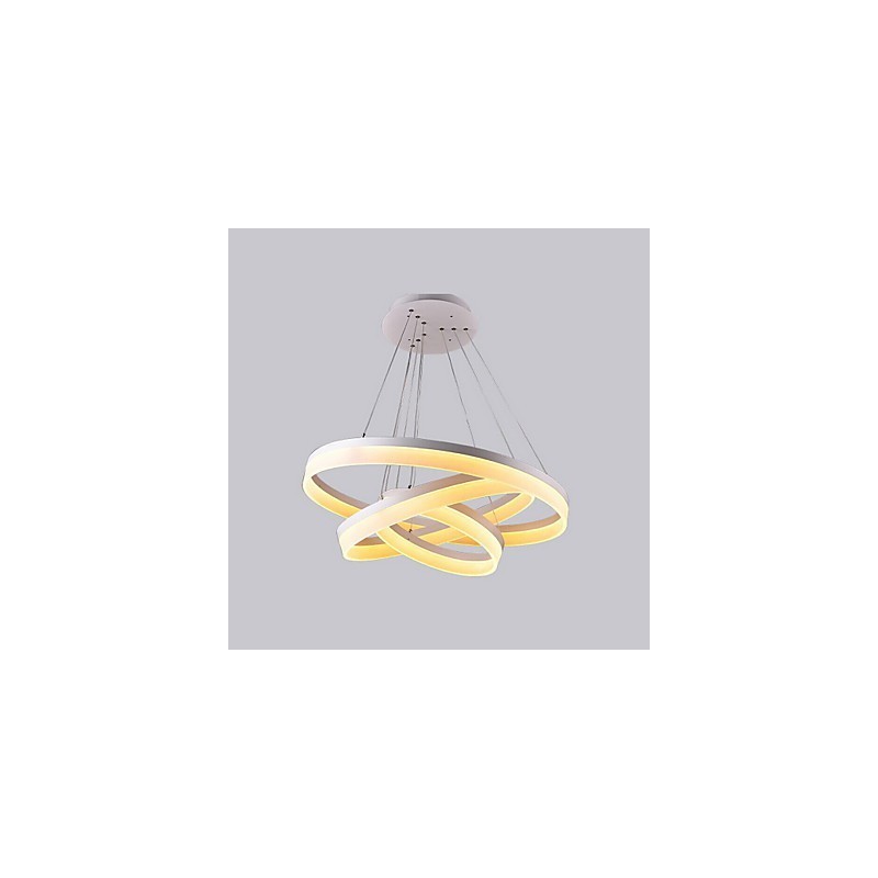 Suspension moderne en acrylique blanc 130 W, offre spéciale
