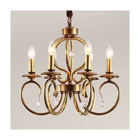 Lustre suspendu style mini traditionnel classique en métal Lustre suspendu style mini traditionnel classique en métal