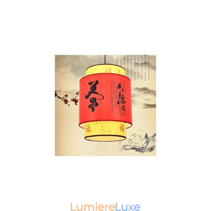 Lustre à une tête pour repas, petite lampe à suspension Archaizes Teahouse