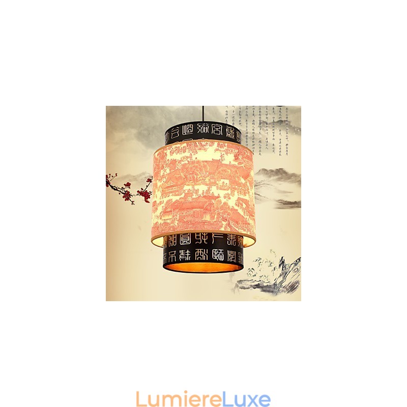 Lustre à une tête pour repas, petite lampe à suspension Archaizes Teahouse