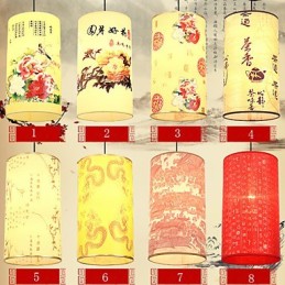 Lustre à une tête pour repas, petite lampe à suspension Archaizes Teahouse