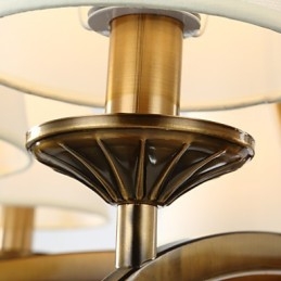 Lustre en métal galvanisé de style mini vintage rustique Lodge