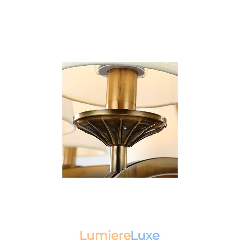 Lustre en métal galvanisé de style mini vintage rustique Lodge