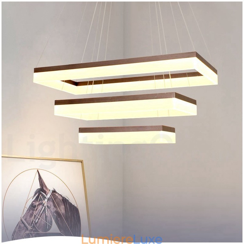 Suspension intelligente Wi-Fi à intensité variable, 3 niveaux, style contemporain moderne