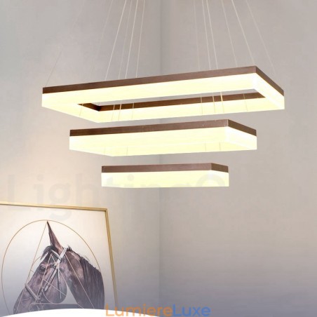 Suspension intelligente Wi-Fi à intensité variable, 3 niveaux, style contemporain moderne Suspension intelligente Wi-Fi à intensité variable, 3 niveaux, style contemporain moderne