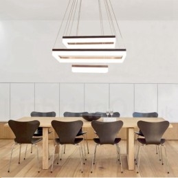 Suspension intelligente Wi-Fi à intensité variable, 3 niveaux, style contemporain moderne