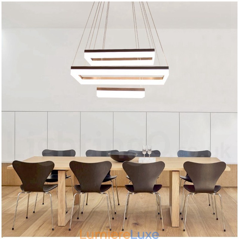 Suspension intelligente Wi-Fi à intensité variable, 3 niveaux, style contemporain moderne