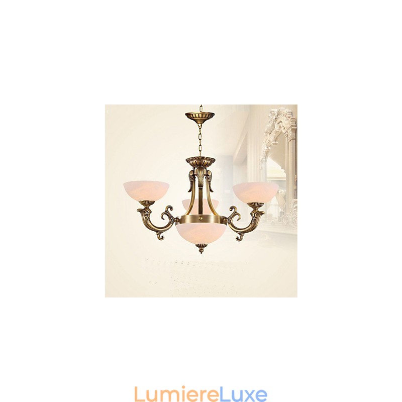 Lampe en cuivre Jane Marble Lighting Art