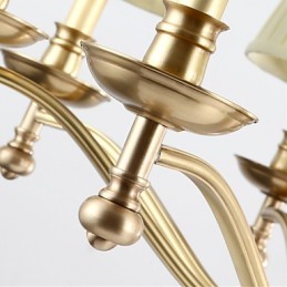 Suspensions en cristal style mini traditionnel classique en métal