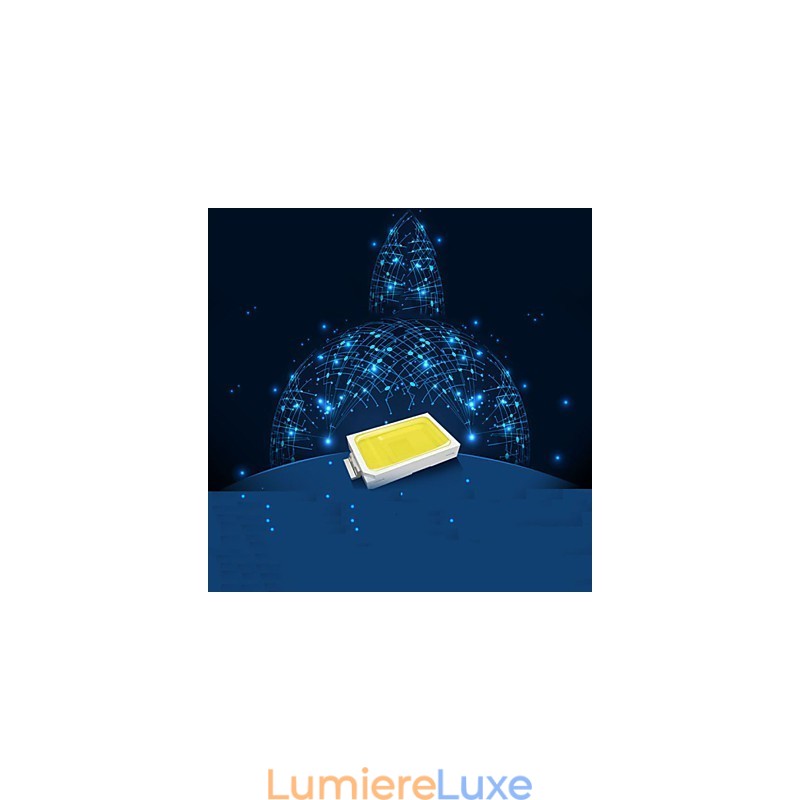 Lustre suspendu en cristal avec 3 anneaux blancs chauds et froids