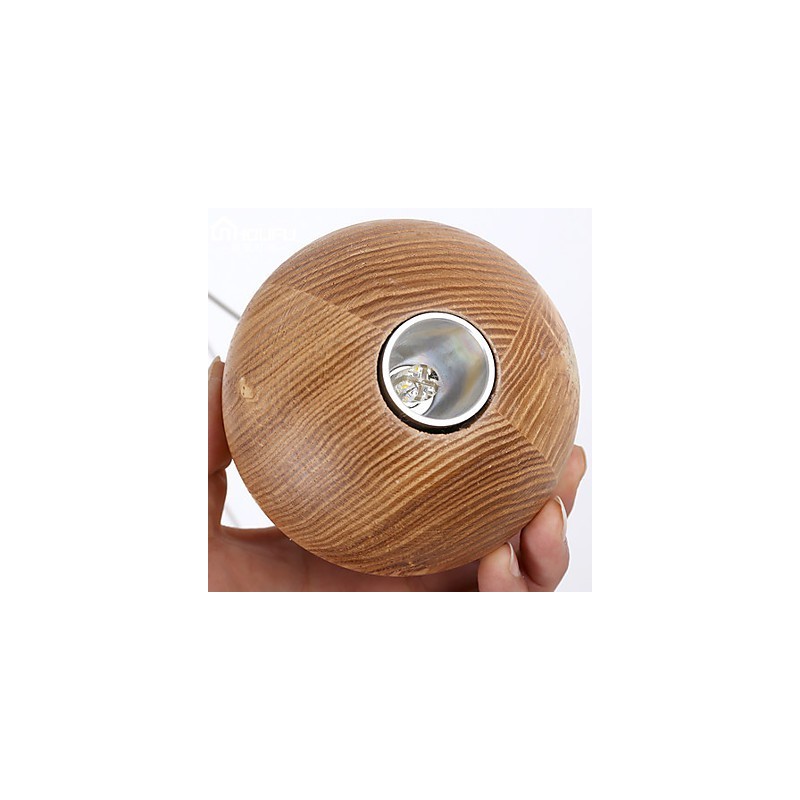 Suspensions Mini Style Lanterne Bois Bambou