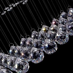 Suspension en métal galvanisé et cristal, style moderne, contemporain, traditionnel, classique, rustique, style lodge, vintage, style country island