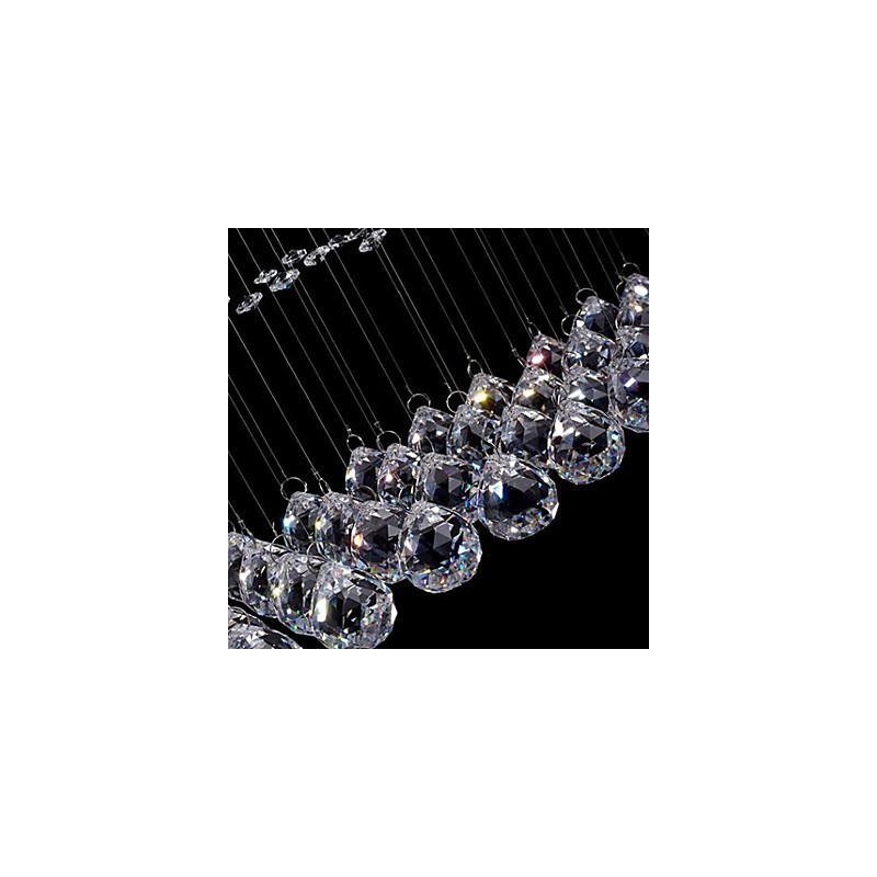 Suspension en métal galvanisé et cristal, style moderne, contemporain, traditionnel, classique, rustique, style lodge, vintage, style country island