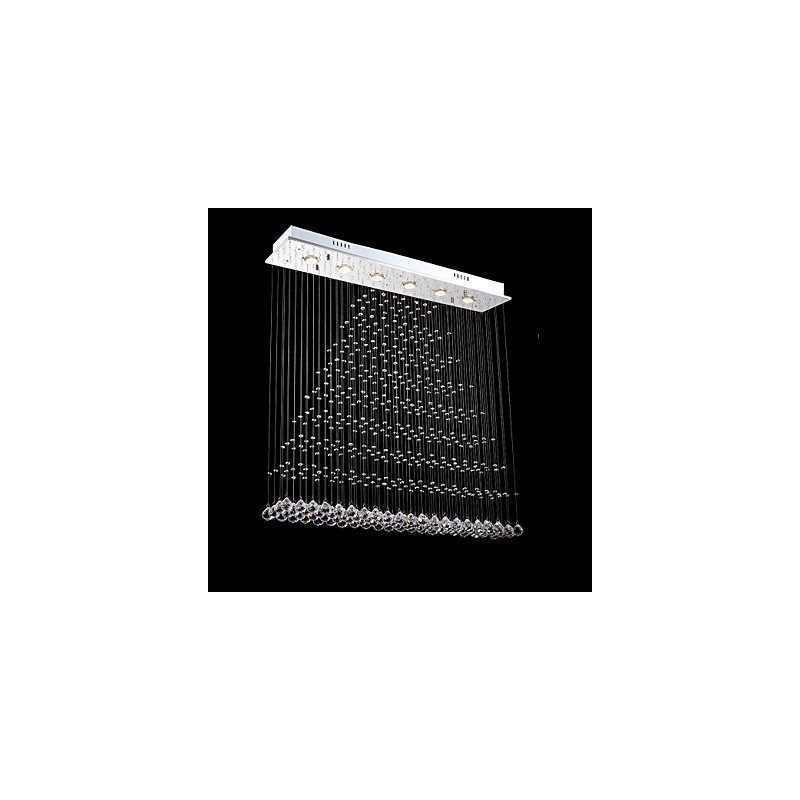 Suspension en métal galvanisé et cristal, style moderne, contemporain, traditionnel, classique, rustique, style lodge, vintage, style country island