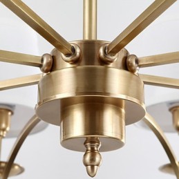 Suspensions en cristal style mini traditionnel classique en métal