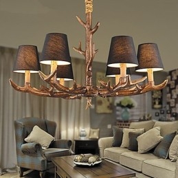 Lustre Suspension Vintage Résine