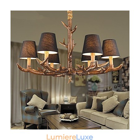 Lustre Suspension Vintage Résine Lustre Suspension Vintage Résine