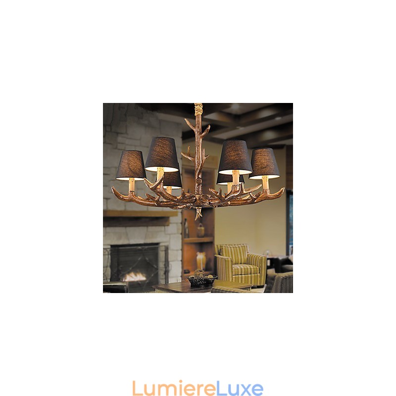 Lustre Suspension Vintage Résine