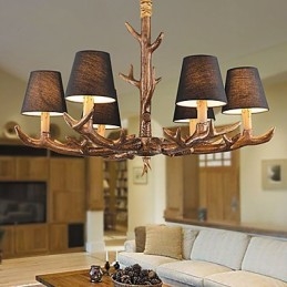 Lustre Suspension Vintage Résine