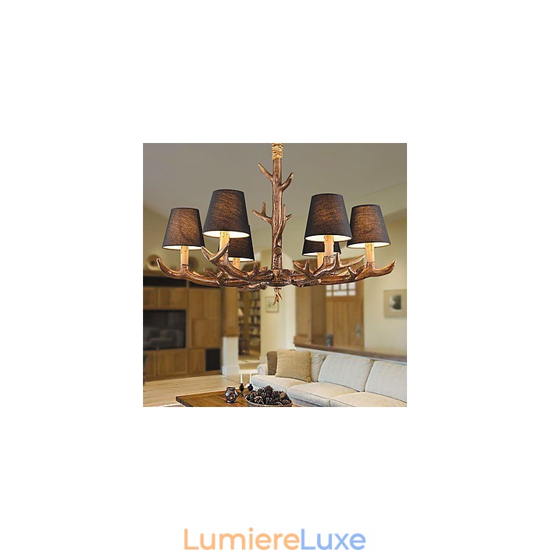 Lustre Suspension Vintage Résine