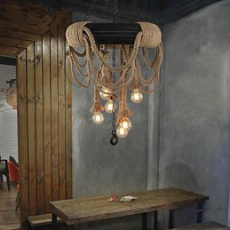 Suspensions Mini Style Rustique Lodge Plastique