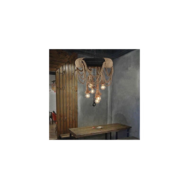 Suspensions Mini Style Rustique Lodge Plastique