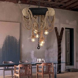Suspensions Mini Style Rustique Lodge Plastique