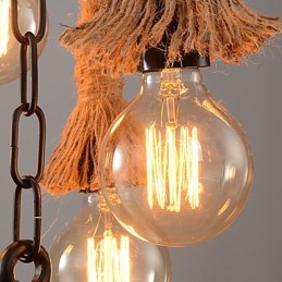 Suspensions Mini Style Rustique Lodge Plastique