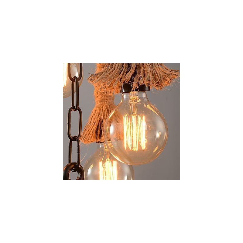 Suspensions Mini Style Rustique Lodge Plastique