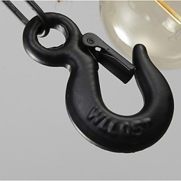 Suspensions Mini Style Rustique Lodge Plastique