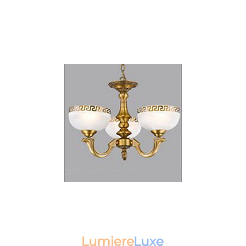 Lampe en cuivre complète, salle à manger en marbre, lustre en cuivre moderne original