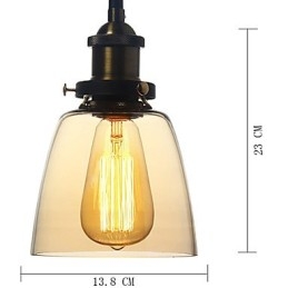 Suspensions Traditionnelles Classiques Vintage Rétro Country Globe