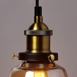 Suspensions Traditionnelles Classiques Vintage Rétro Country Globe