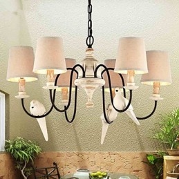 Lustre Suspension Vintage Résine