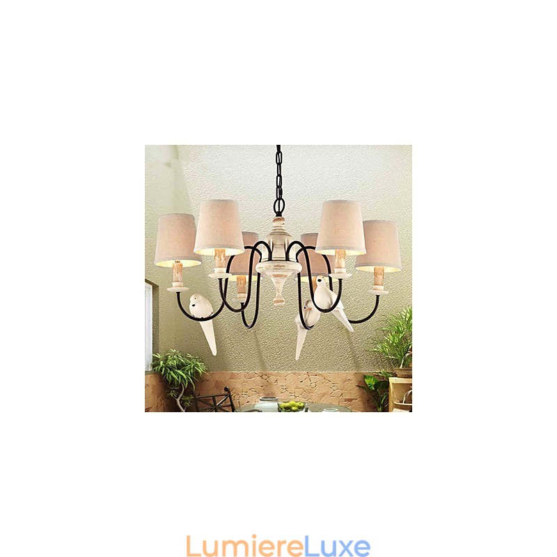 Lustre Suspension Vintage Résine
