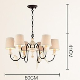 Lustre Suspension Vintage Résine