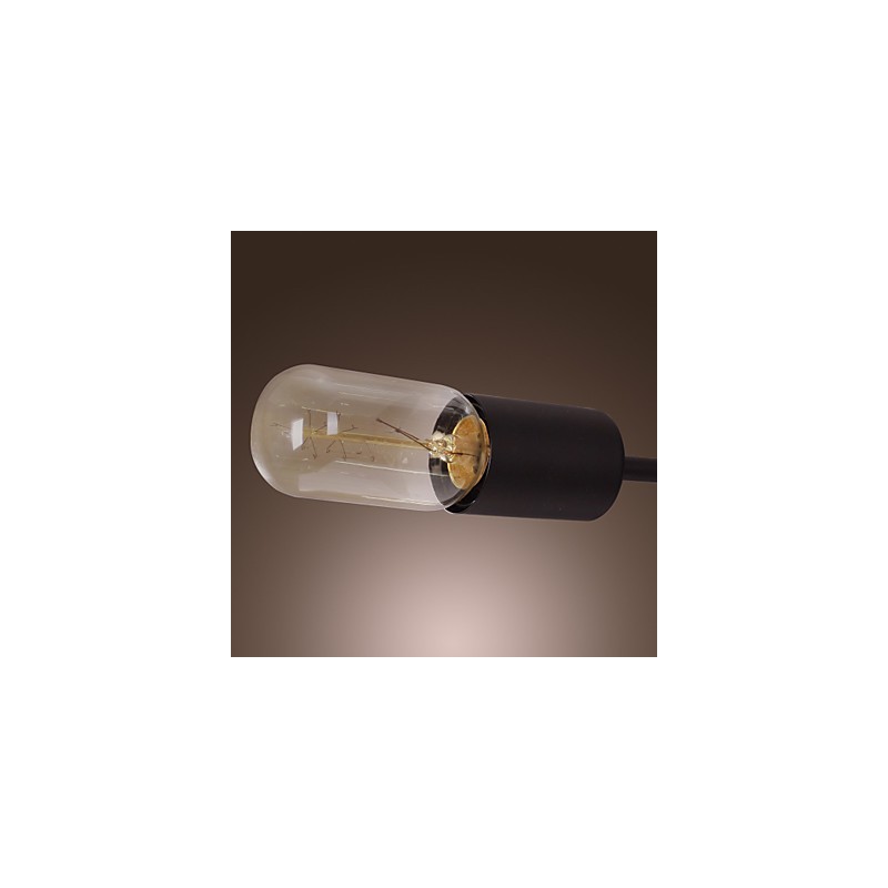 Lustre en fer avant-gardiste à 12 lumières