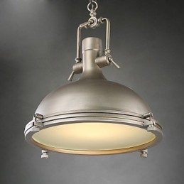 Lampe suspendue industrielle simple, style loft, luminaire suspendu vintage en métal