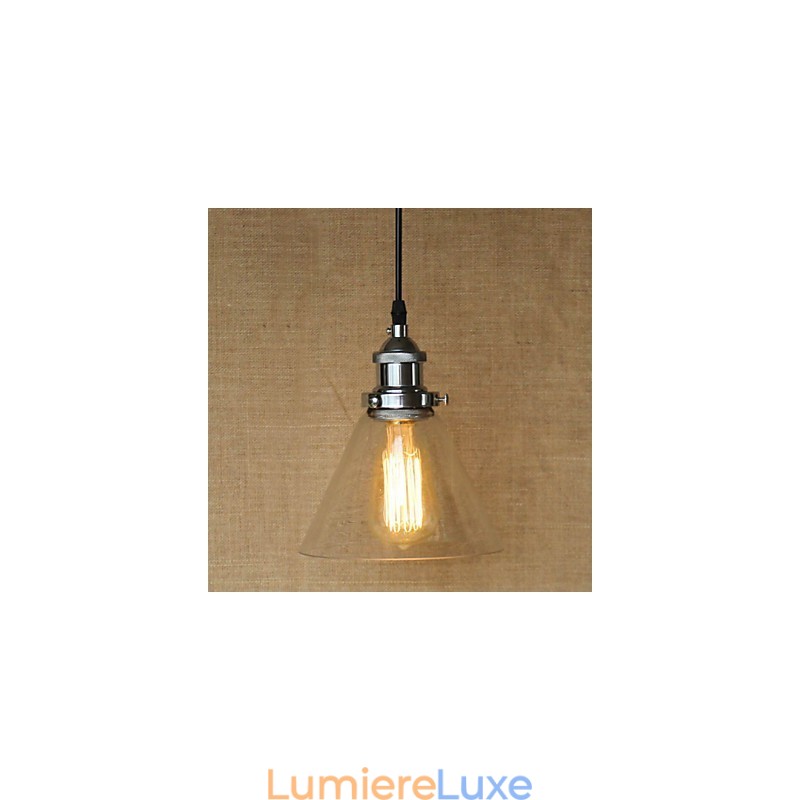 Suspension Globe traditionnelle classique vintage rétro country