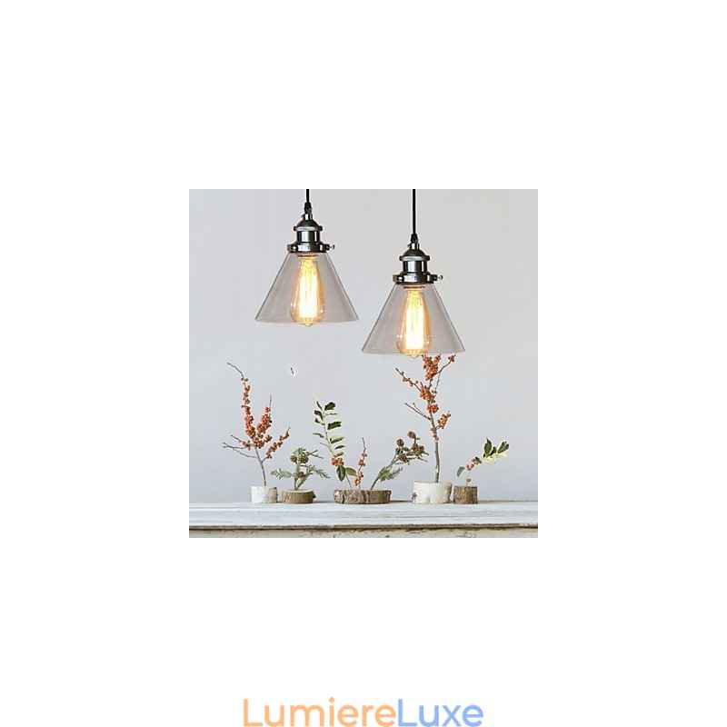 Suspension Globe traditionnelle classique vintage rétro country