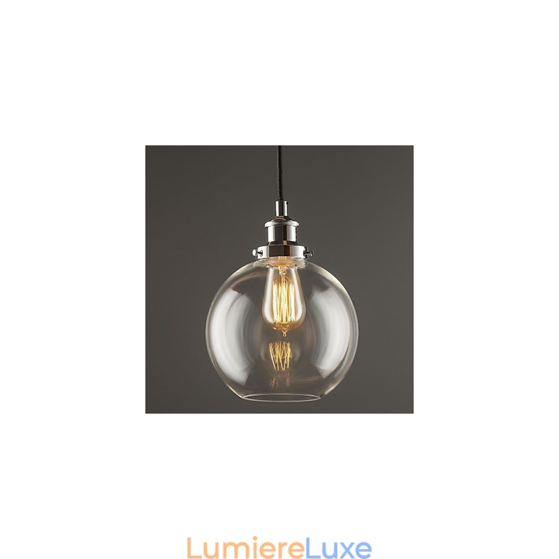 Suspension Globe traditionnelle classique vintage rétro country