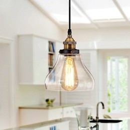 Suspension Globe traditionnelle classique vintage rétro country