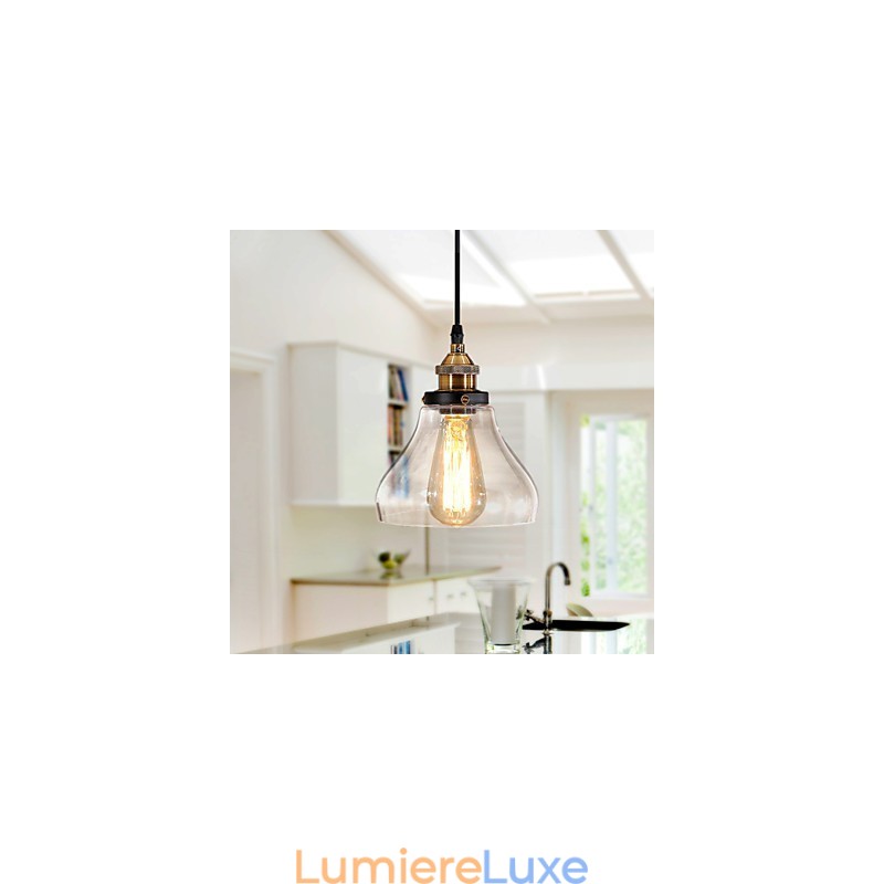 Suspension Globe traditionnelle classique vintage rétro country