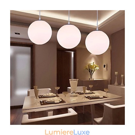Suspension contemporaine en verre à 1 lumière Suspension contemporaine en verre à 1 lumière
