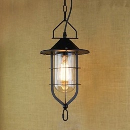 Lampe suspendue industrielle de style rustique rétro américain