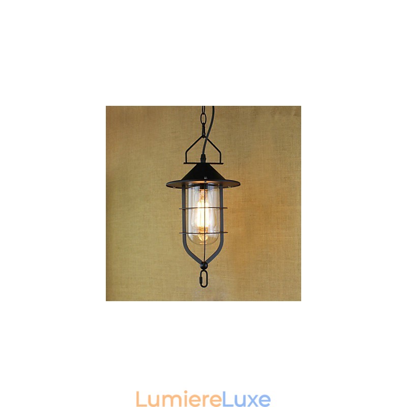 Lampe suspendue industrielle de style rustique rétro américain