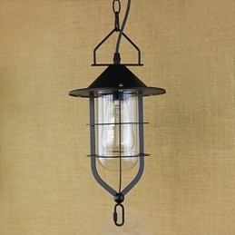 Lampe suspendue industrielle de style rustique rétro américain