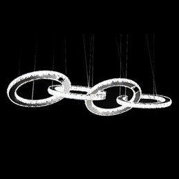 Suspensions Cristal Lumière Moderne Contemporain Métal