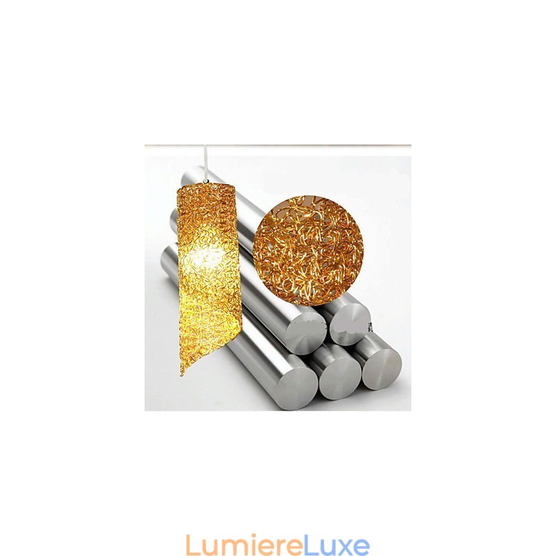 Lampes créatives cylindriques rondes et longues en aluminium