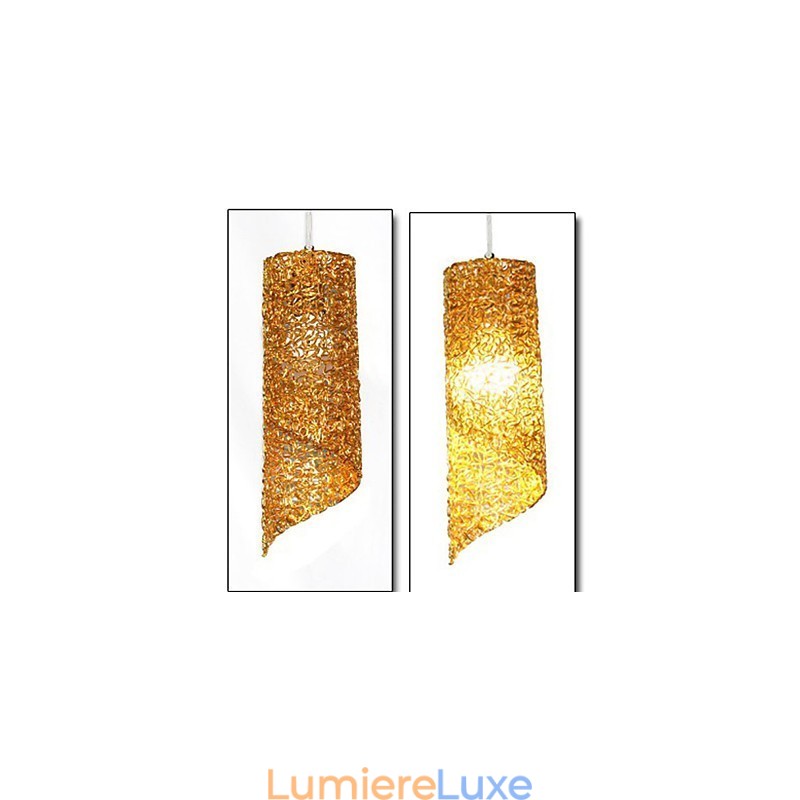 Lampes créatives cylindriques rondes et longues en aluminium